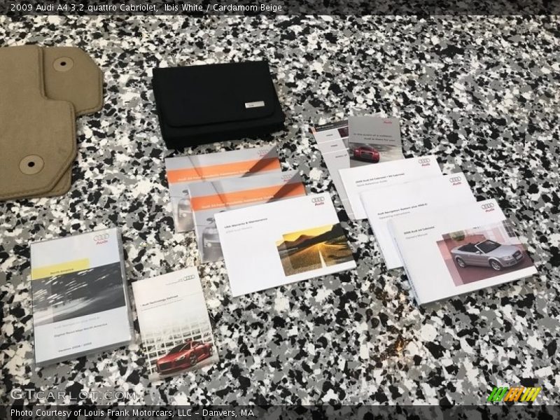 Ibis White / Cardamom Beige 2009 Audi A4 3.2 quattro Cabriolet