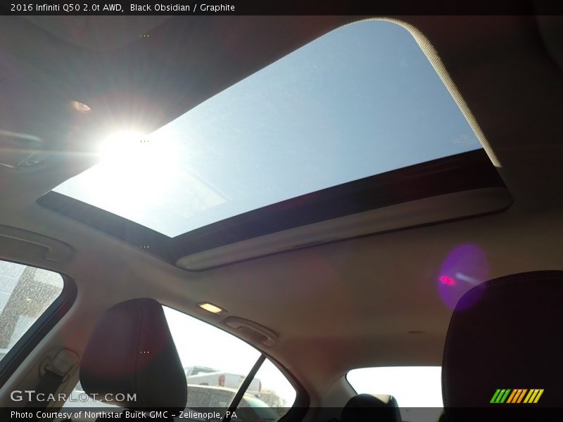Black Obsidian / Graphite 2016 Infiniti Q50 2.0t AWD