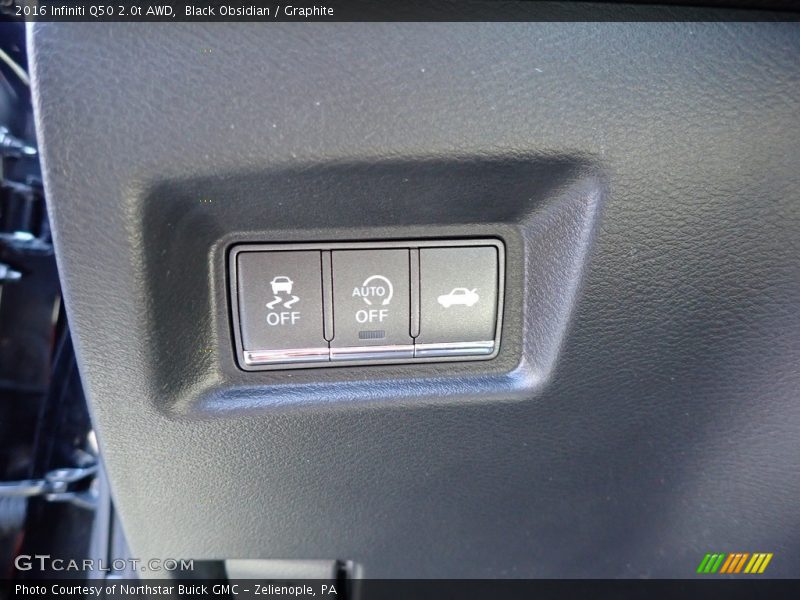 Black Obsidian / Graphite 2016 Infiniti Q50 2.0t AWD