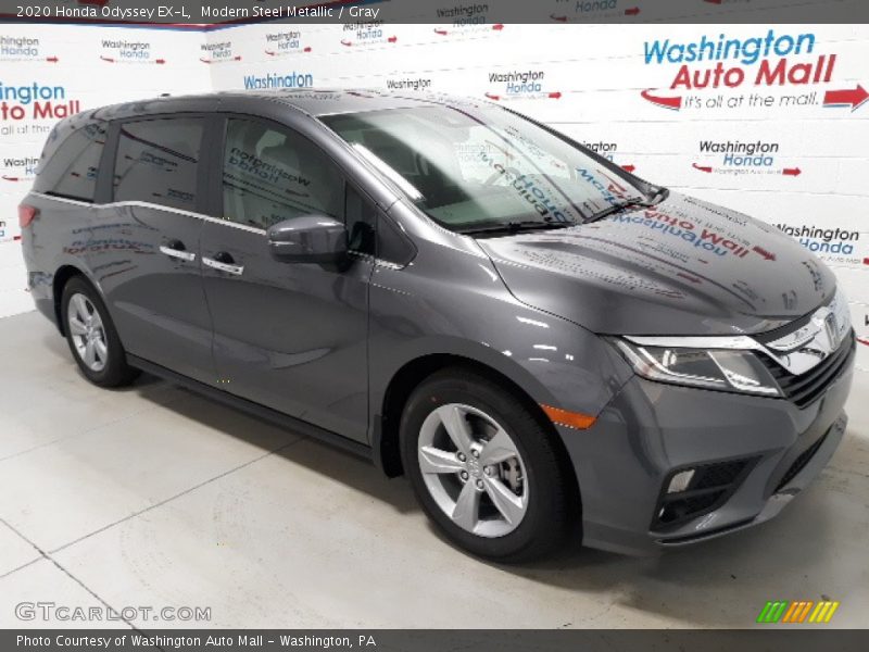 Modern Steel Metallic / Gray 2020 Honda Odyssey EX-L