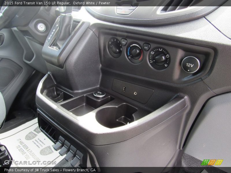 Oxford White / Pewter 2015 Ford Transit Van 150 LR Regular