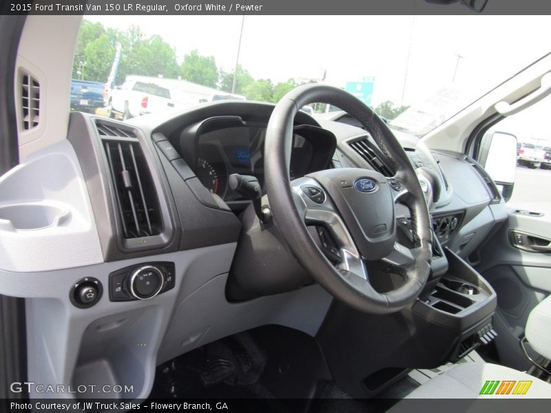 Oxford White / Pewter 2015 Ford Transit Van 150 LR Regular