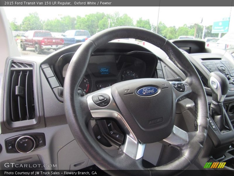 Oxford White / Pewter 2015 Ford Transit Van 150 LR Regular