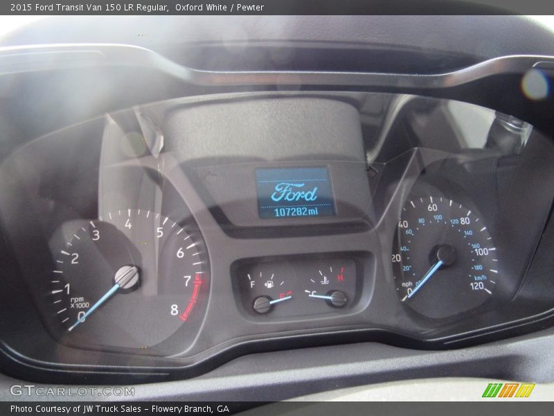 Oxford White / Pewter 2015 Ford Transit Van 150 LR Regular