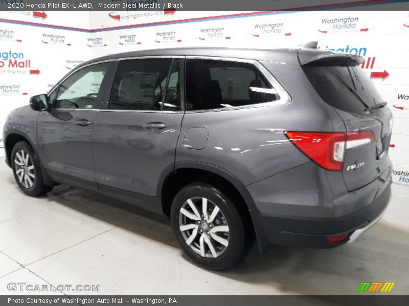Modern Steel Metallic / Black 2020 Honda Pilot EX-L AWD