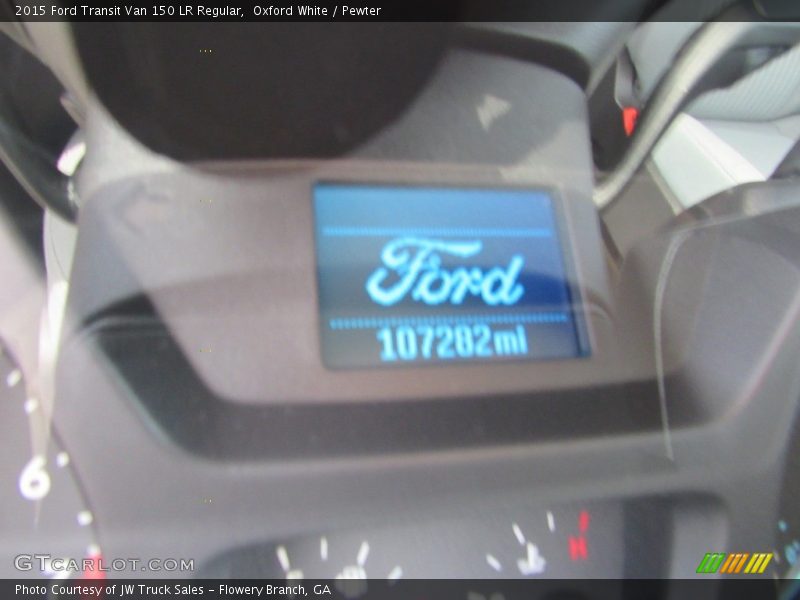 Oxford White / Pewter 2015 Ford Transit Van 150 LR Regular