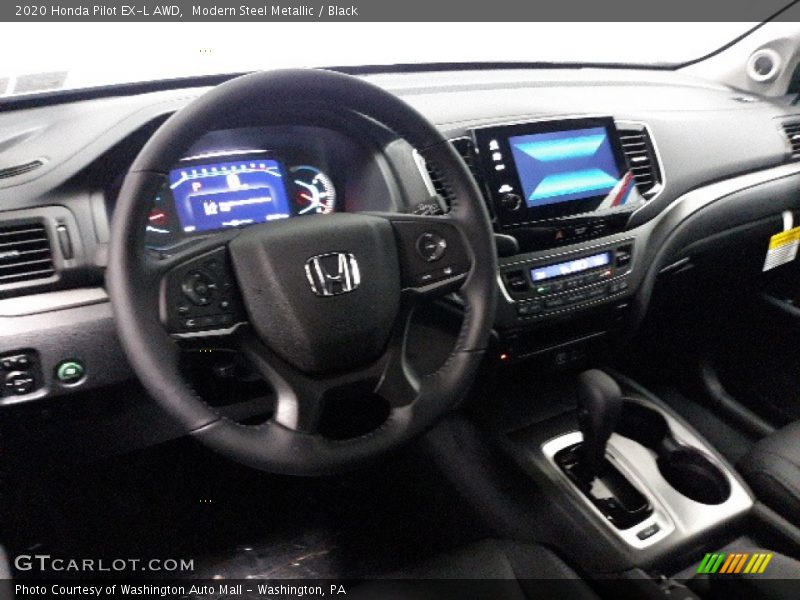 Modern Steel Metallic / Black 2020 Honda Pilot EX-L AWD
