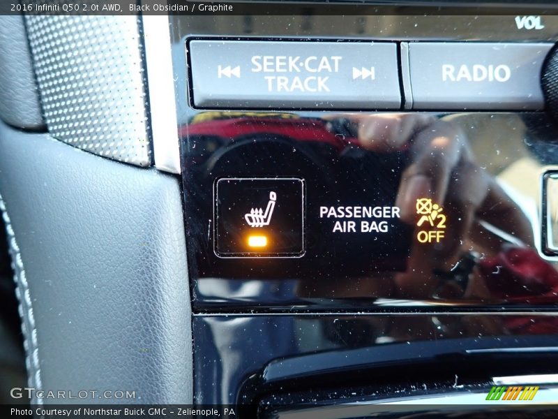 Black Obsidian / Graphite 2016 Infiniti Q50 2.0t AWD