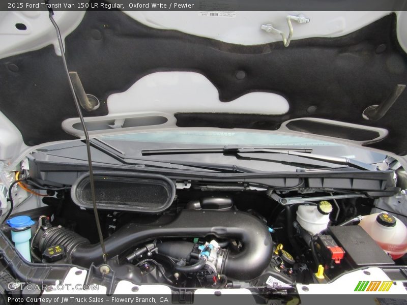 Oxford White / Pewter 2015 Ford Transit Van 150 LR Regular