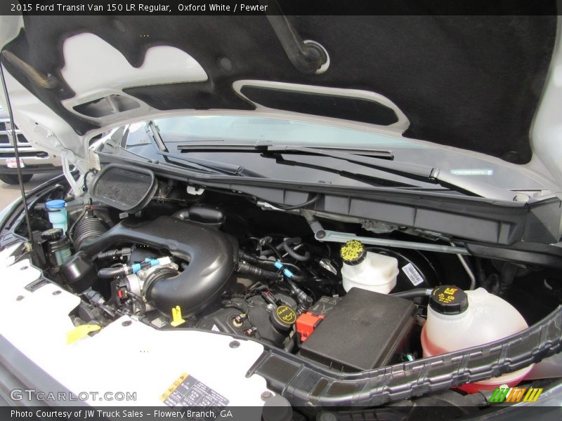 Oxford White / Pewter 2015 Ford Transit Van 150 LR Regular