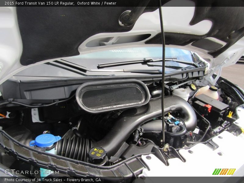 Oxford White / Pewter 2015 Ford Transit Van 150 LR Regular