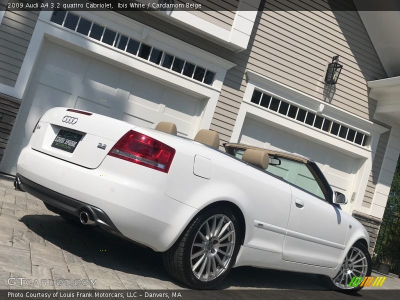 Ibis White / Cardamom Beige 2009 Audi A4 3.2 quattro Cabriolet
