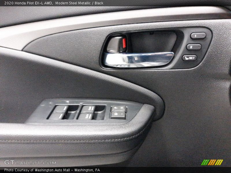 Modern Steel Metallic / Black 2020 Honda Pilot EX-L AWD
