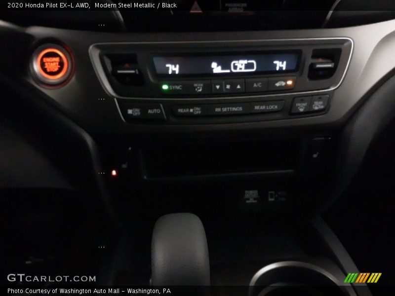 Modern Steel Metallic / Black 2020 Honda Pilot EX-L AWD