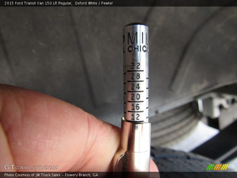 Oxford White / Pewter 2015 Ford Transit Van 150 LR Regular