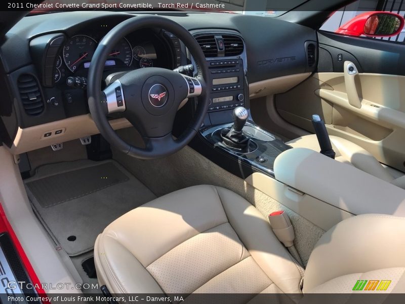  2011 Corvette Grand Sport Convertible Cashmere Interior