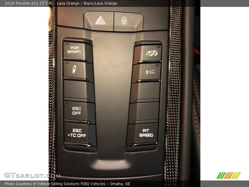 Lava Orange / Black/Lava Orange 2016 Porsche 911 GT3 RS