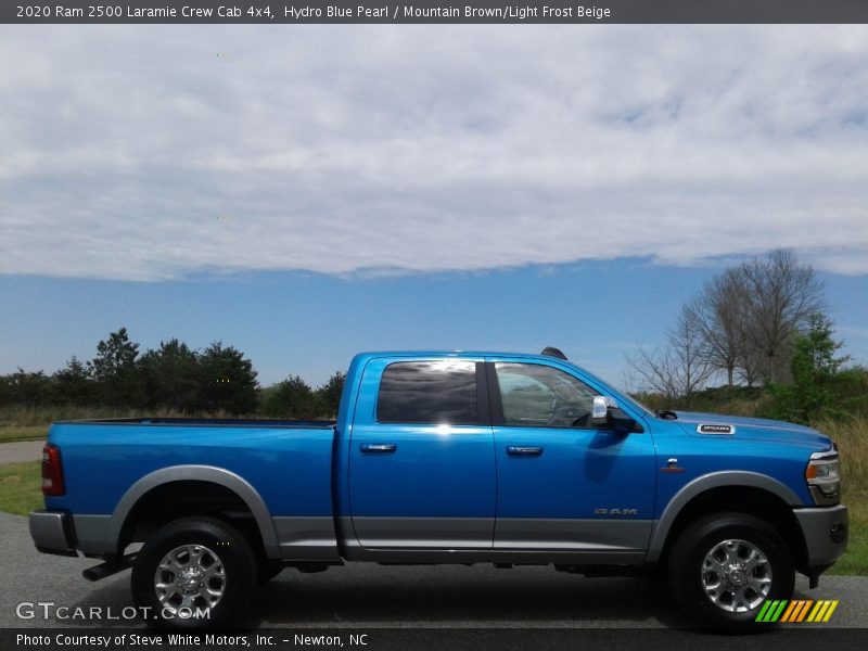 Hydro Blue Pearl / Mountain Brown/Light Frost Beige 2020 Ram 2500 Laramie Crew Cab 4x4