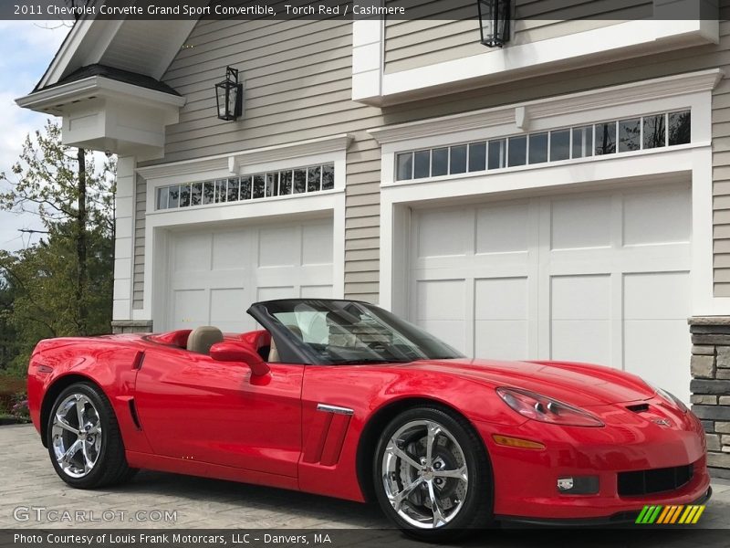 Front 3/4 View of 2011 Corvette Grand Sport Convertible