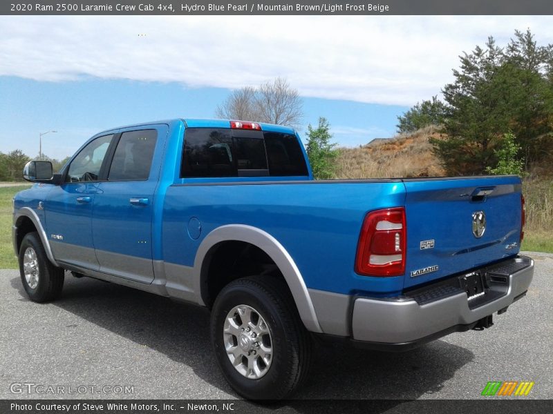 Hydro Blue Pearl / Mountain Brown/Light Frost Beige 2020 Ram 2500 Laramie Crew Cab 4x4