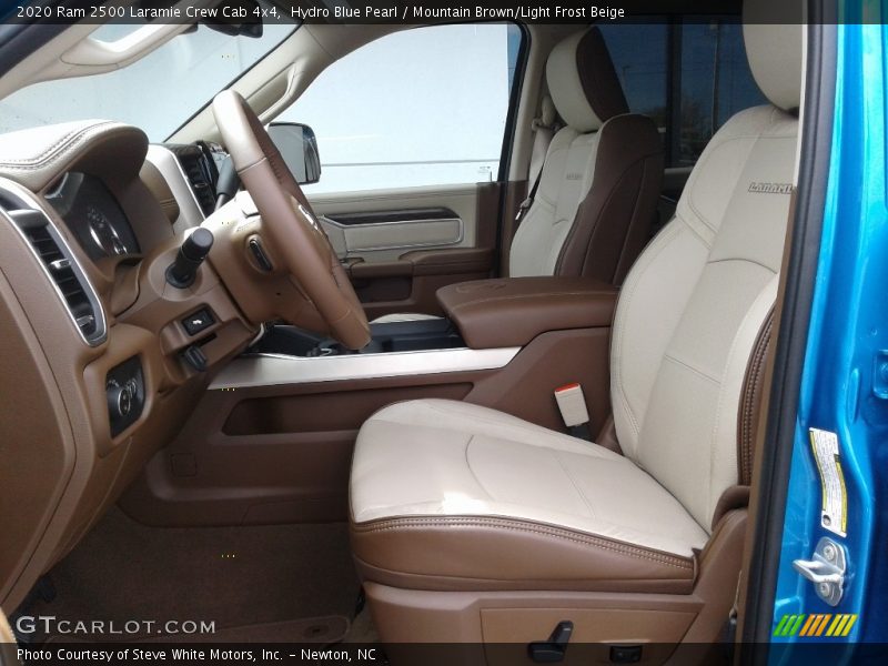 Front Seat of 2020 2500 Laramie Crew Cab 4x4