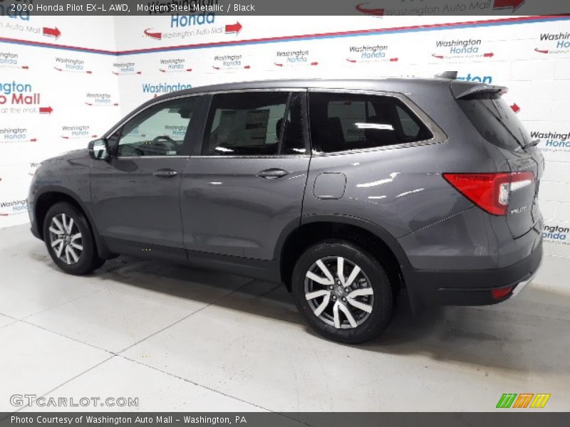 Modern Steel Metallic / Black 2020 Honda Pilot EX-L AWD
