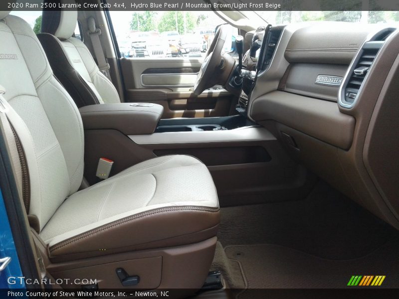 Hydro Blue Pearl / Mountain Brown/Light Frost Beige 2020 Ram 2500 Laramie Crew Cab 4x4
