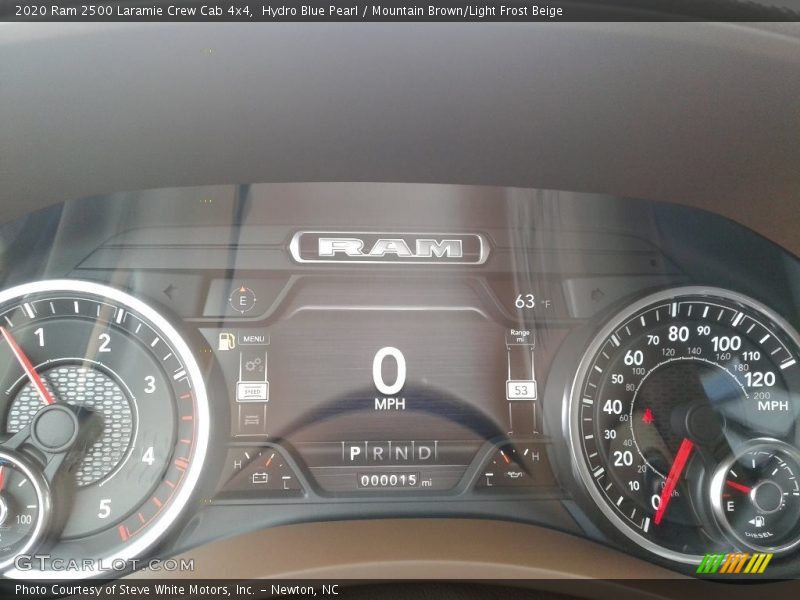 Hydro Blue Pearl / Mountain Brown/Light Frost Beige 2020 Ram 2500 Laramie Crew Cab 4x4