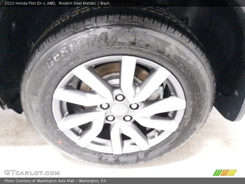 Modern Steel Metallic / Black 2020 Honda Pilot EX-L AWD