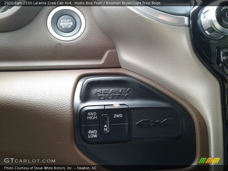 Hydro Blue Pearl / Mountain Brown/Light Frost Beige 2020 Ram 2500 Laramie Crew Cab 4x4
