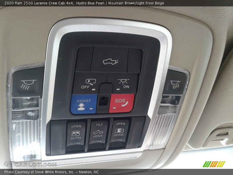 Hydro Blue Pearl / Mountain Brown/Light Frost Beige 2020 Ram 2500 Laramie Crew Cab 4x4