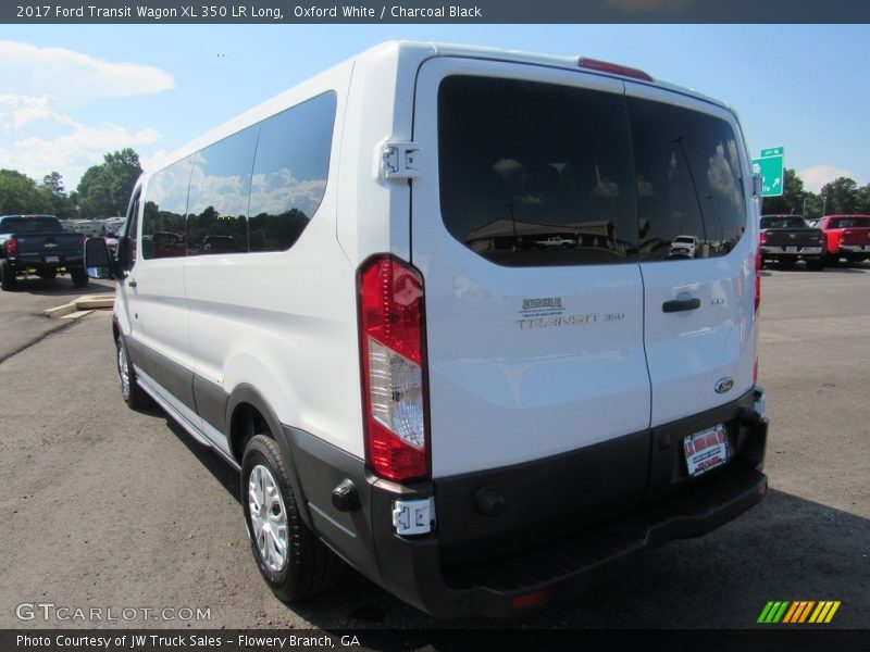 Oxford White / Charcoal Black 2017 Ford Transit Wagon XL 350 LR Long