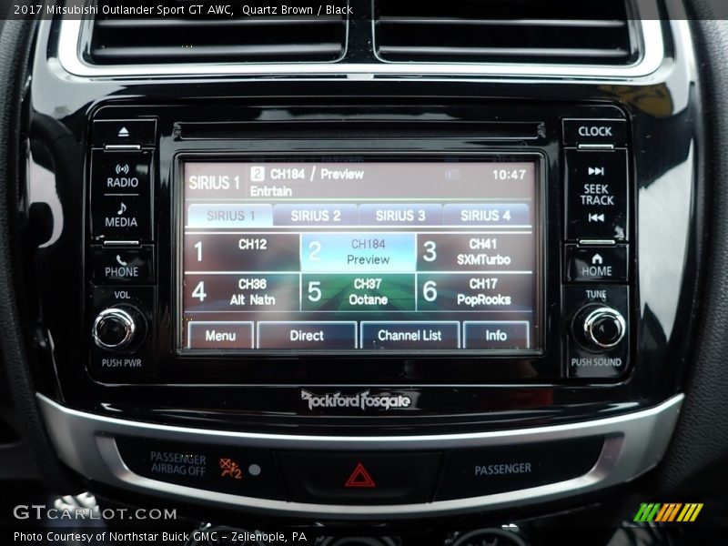 Controls of 2017 Outlander Sport GT AWC