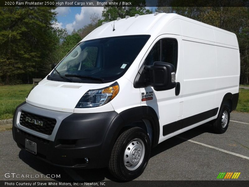 Front 3/4 View of 2020 ProMaster 2500 High Roof Cargo Van