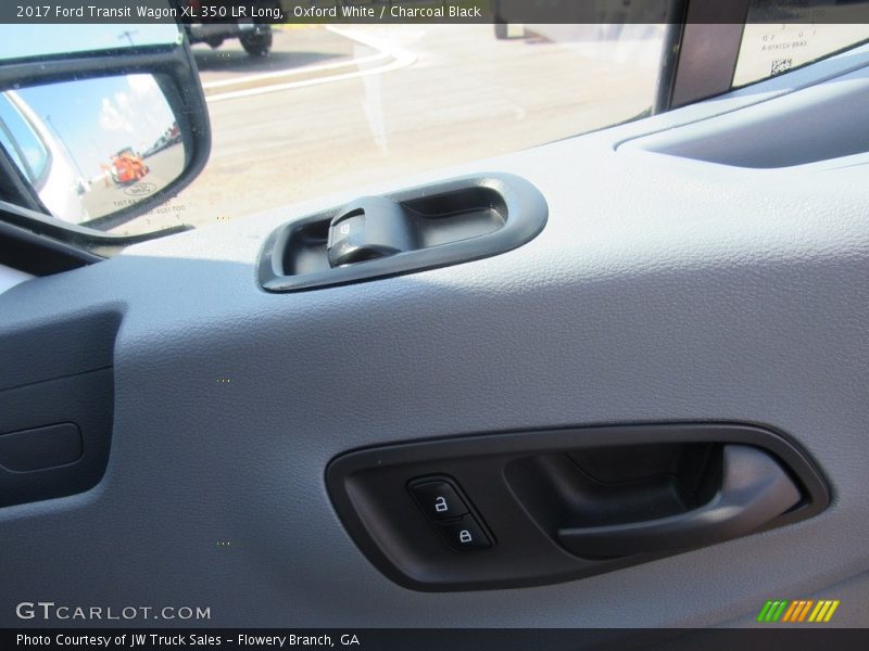 Oxford White / Charcoal Black 2017 Ford Transit Wagon XL 350 LR Long
