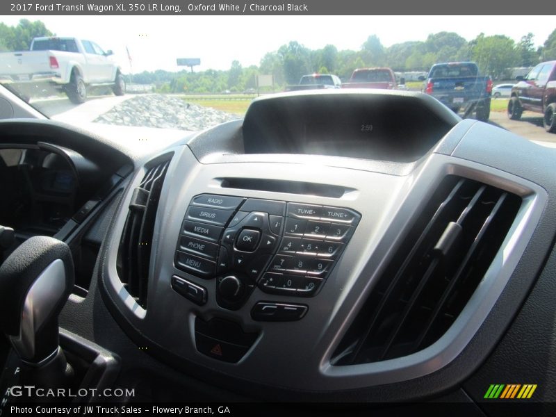 Oxford White / Charcoal Black 2017 Ford Transit Wagon XL 350 LR Long