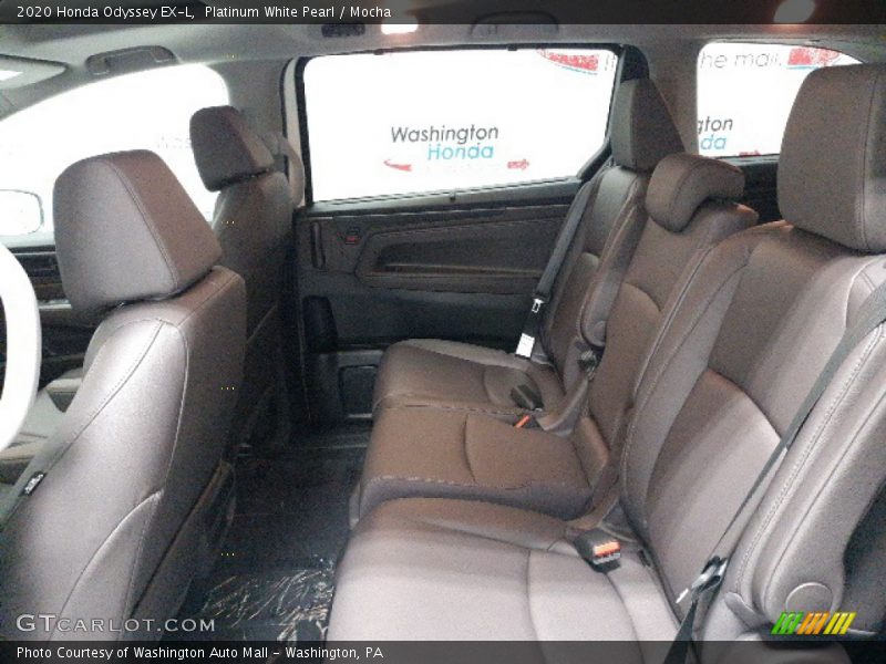 Platinum White Pearl / Mocha 2020 Honda Odyssey EX-L
