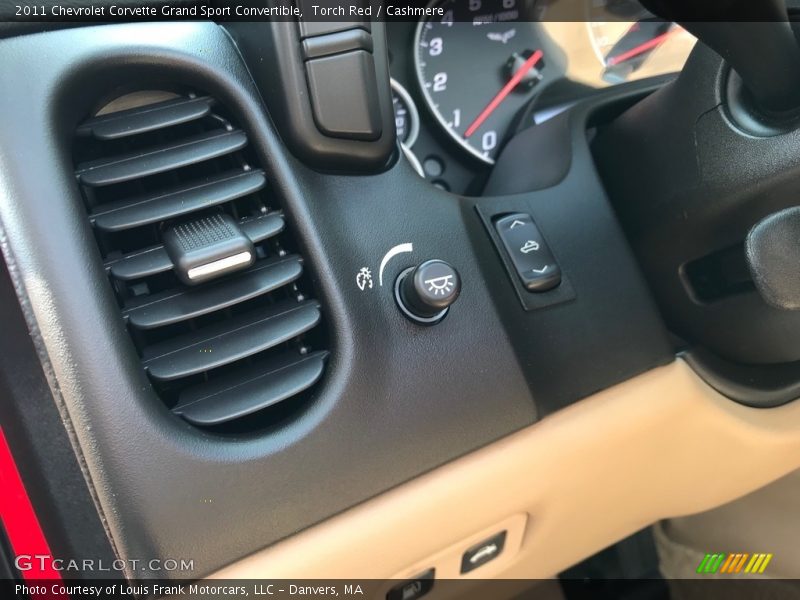 Controls of 2011 Corvette Grand Sport Convertible