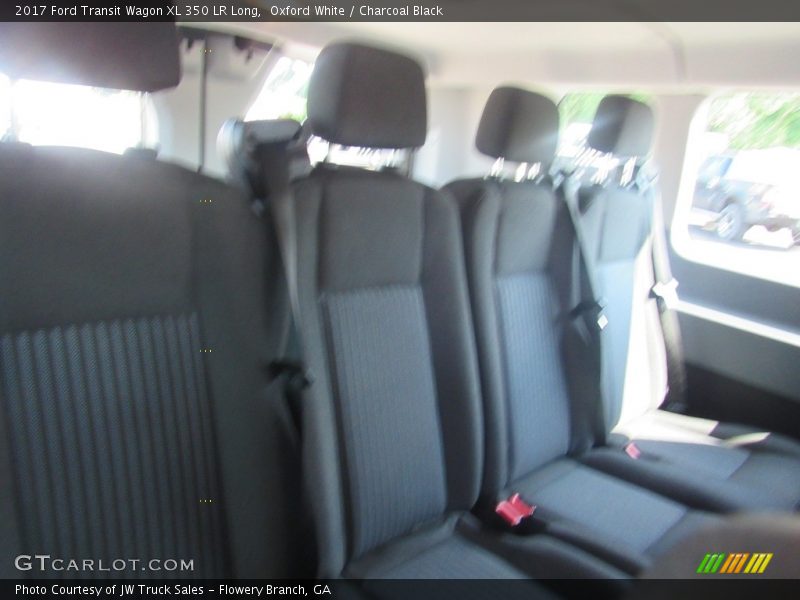 Oxford White / Charcoal Black 2017 Ford Transit Wagon XL 350 LR Long