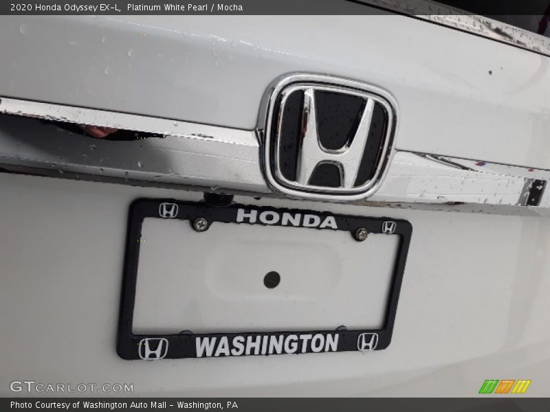 Platinum White Pearl / Mocha 2020 Honda Odyssey EX-L