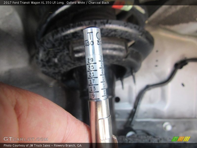 Oxford White / Charcoal Black 2017 Ford Transit Wagon XL 350 LR Long