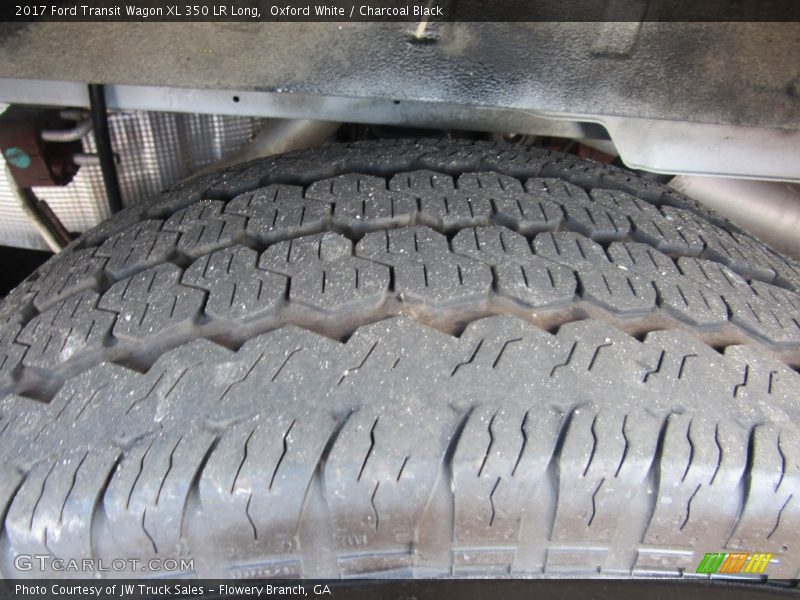 Oxford White / Charcoal Black 2017 Ford Transit Wagon XL 350 LR Long