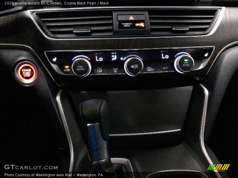 Crystal Black Pearl / Black 2020 Honda Accord EX-L Sedan