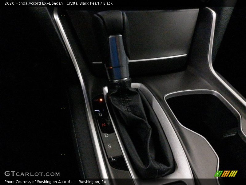 Crystal Black Pearl / Black 2020 Honda Accord EX-L Sedan