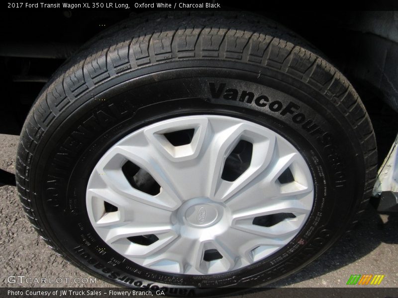 Oxford White / Charcoal Black 2017 Ford Transit Wagon XL 350 LR Long