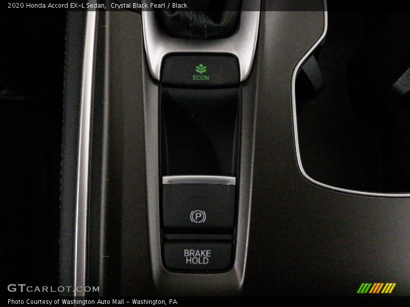 Crystal Black Pearl / Black 2020 Honda Accord EX-L Sedan