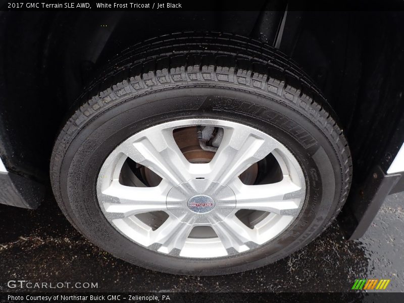 White Frost Tricoat / Jet Black 2017 GMC Terrain SLE AWD