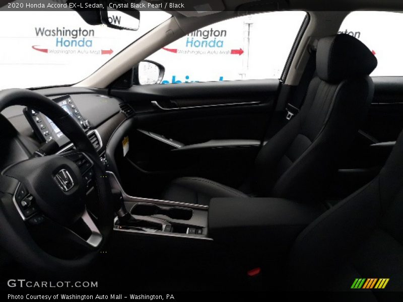 Crystal Black Pearl / Black 2020 Honda Accord EX-L Sedan