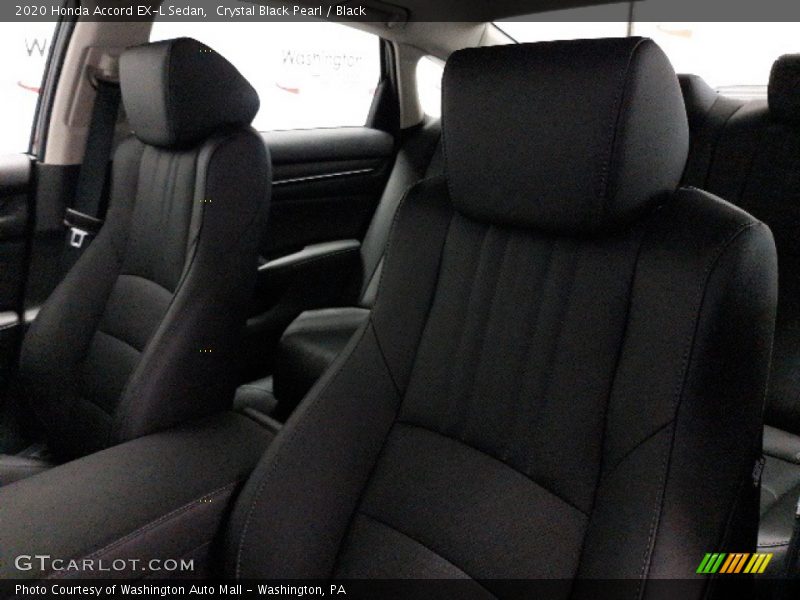 Crystal Black Pearl / Black 2020 Honda Accord EX-L Sedan