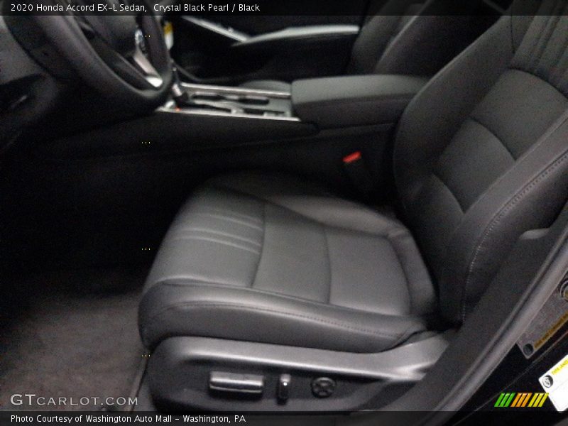 Crystal Black Pearl / Black 2020 Honda Accord EX-L Sedan
